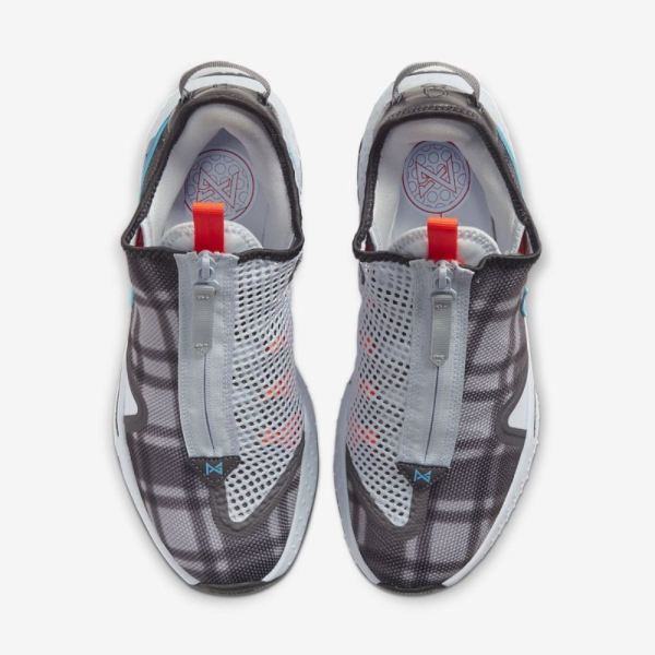 Nike Shoes PG 4 | Football Grey / Light Smoke Grey / University Gold / Laser Blue