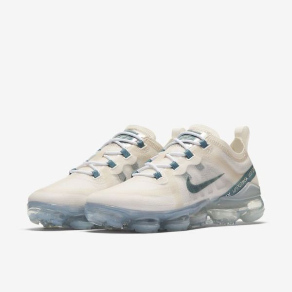 Nike Shoes Air VaporMax 2019 | White / Metallic Silver / Pistachio Frost / Mineral Teal