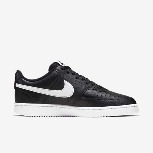 Nike Shoes Court Vision Low | Black / White