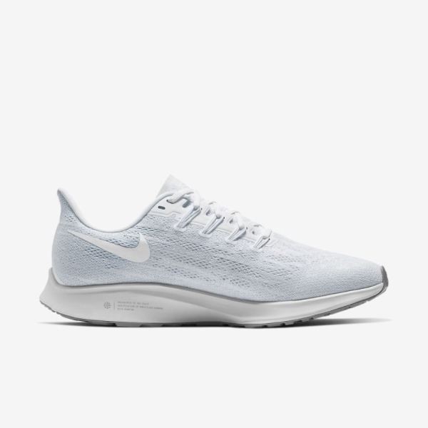 Nike Shoes Air Zoom Pegasus 36 | White / Half Blue / Wolf Grey / White