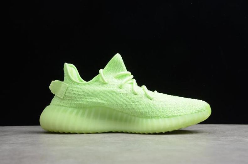 Men's | Adidas Yeezy Boost 350 V2 GID Fluorescent Green EG5293